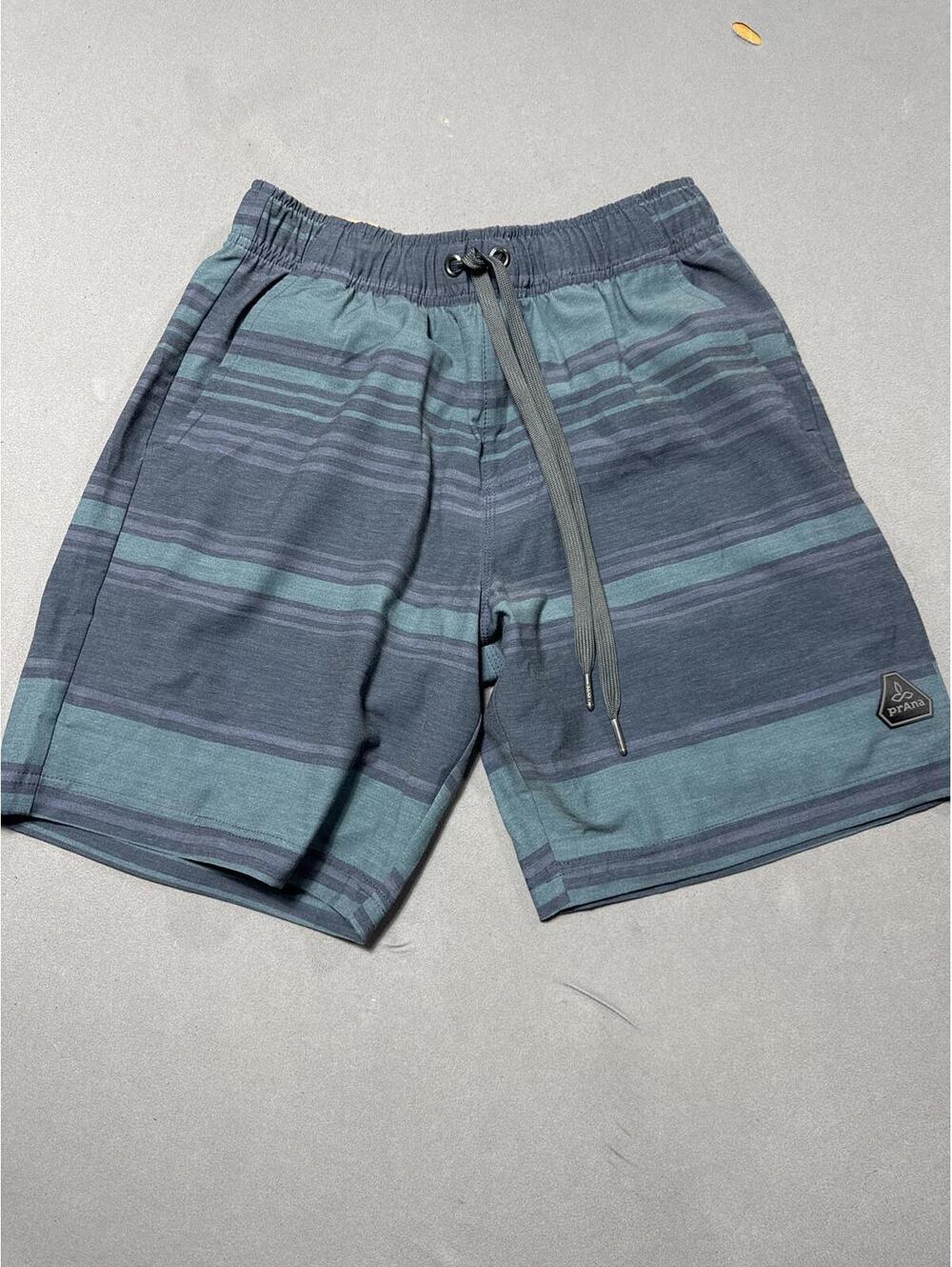prAna Metric E-Waist Shorts Mens Small Athletic Lightweight Drawstring M31191455